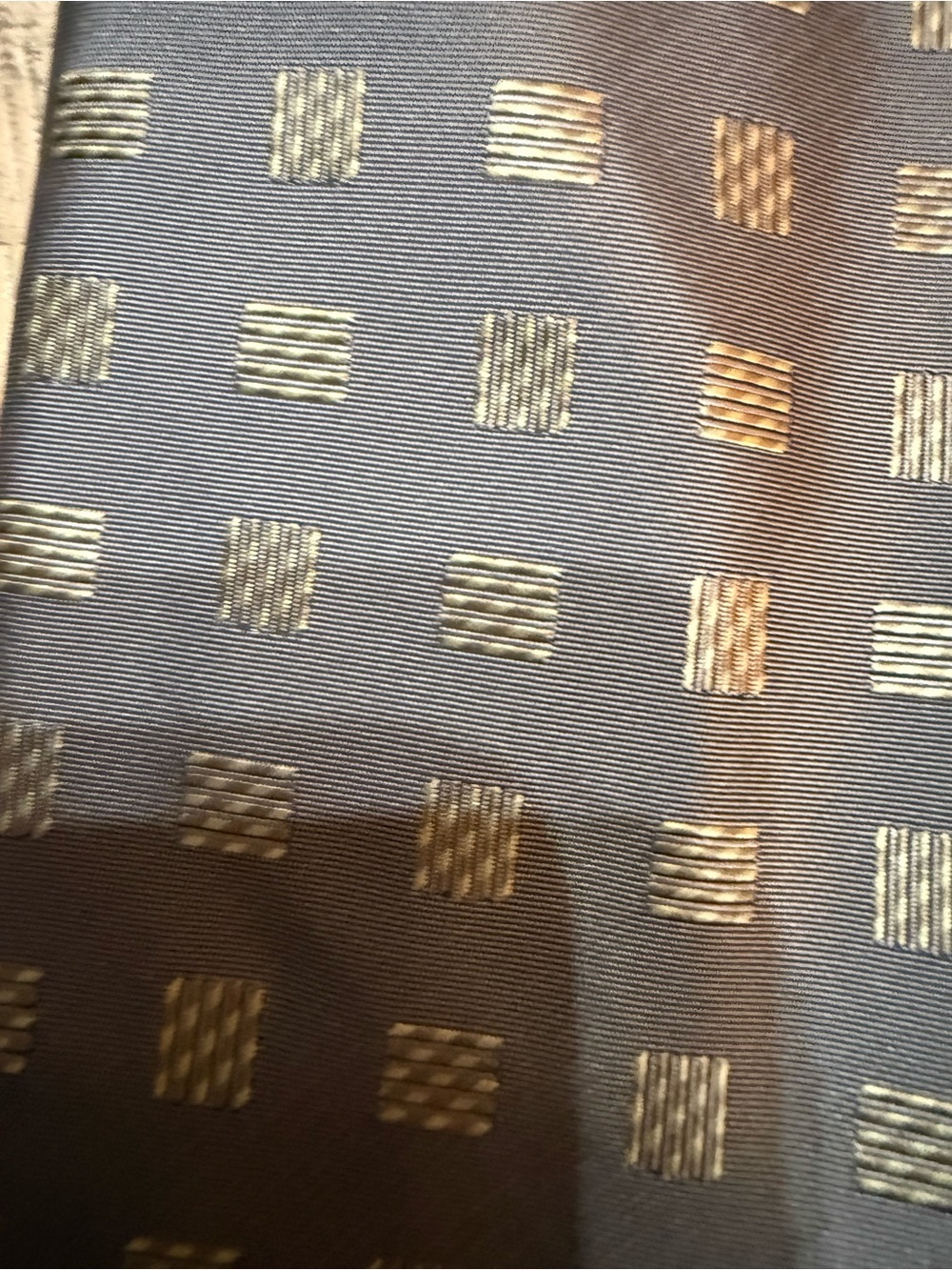 Vintage Gucci Silk Geometric Square Pattern Tie - Picture 2 of 4